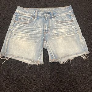 AEO midi shorts
